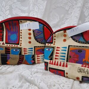 laurel Burch Cosmetic Bag Travel Makeup Zipper Pouch‎ 2 in this listing